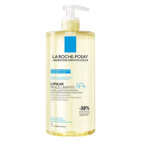 La Roche Posay Lipikar Huile Lavante Ap+ Relipidante Anti-Grattage 1L