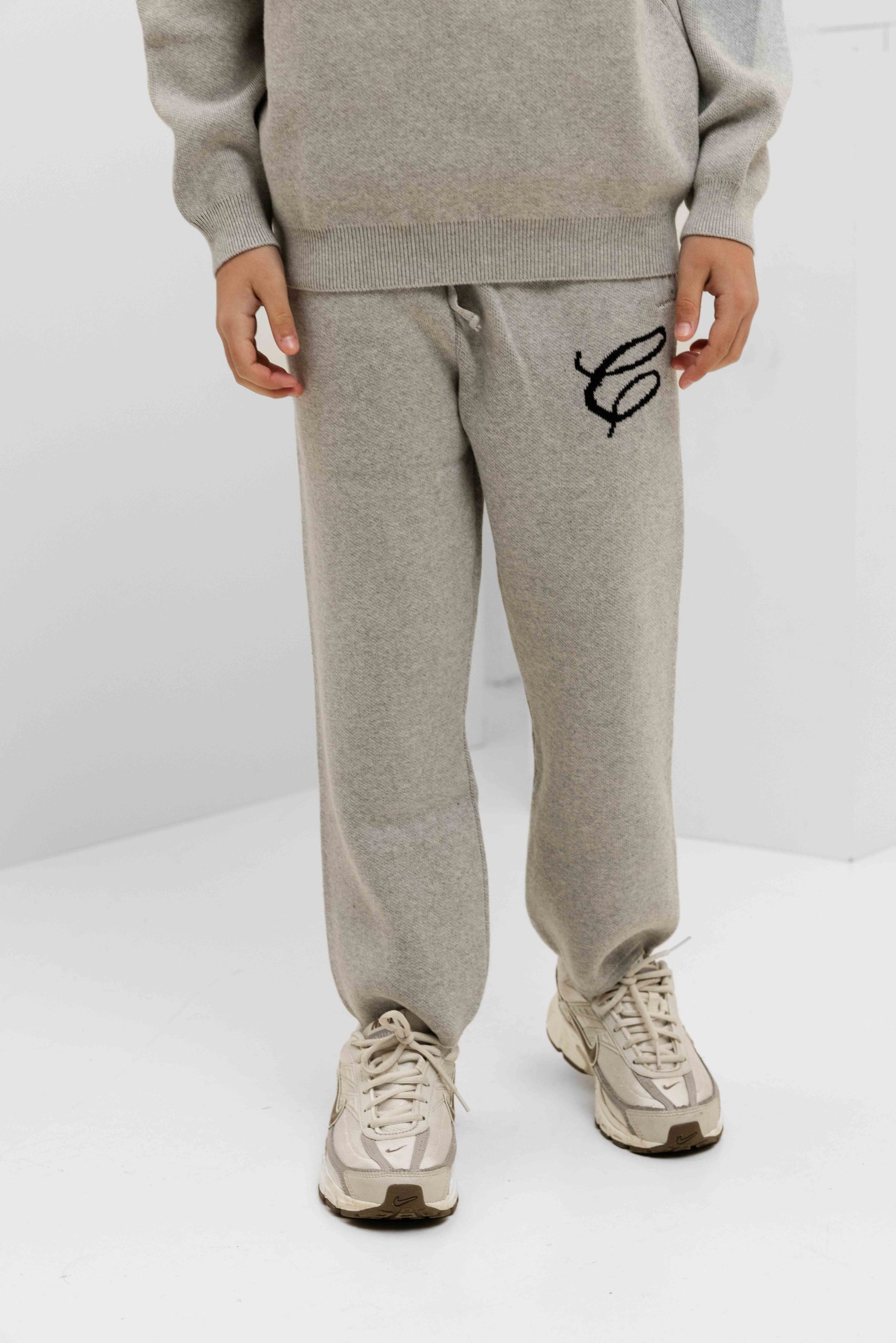 Croyez Mini Essence Knit Trainingspak Kids Grijs