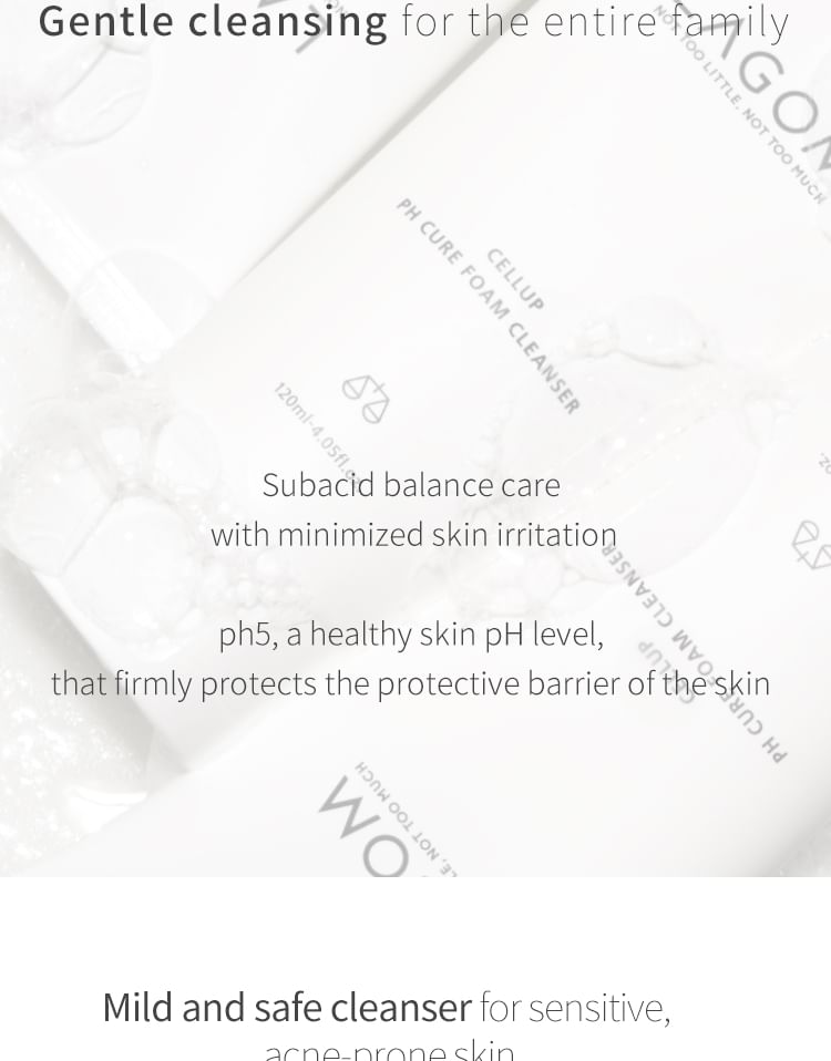 LAGOM - Cellup pH Cure Foam Cleanser Mini