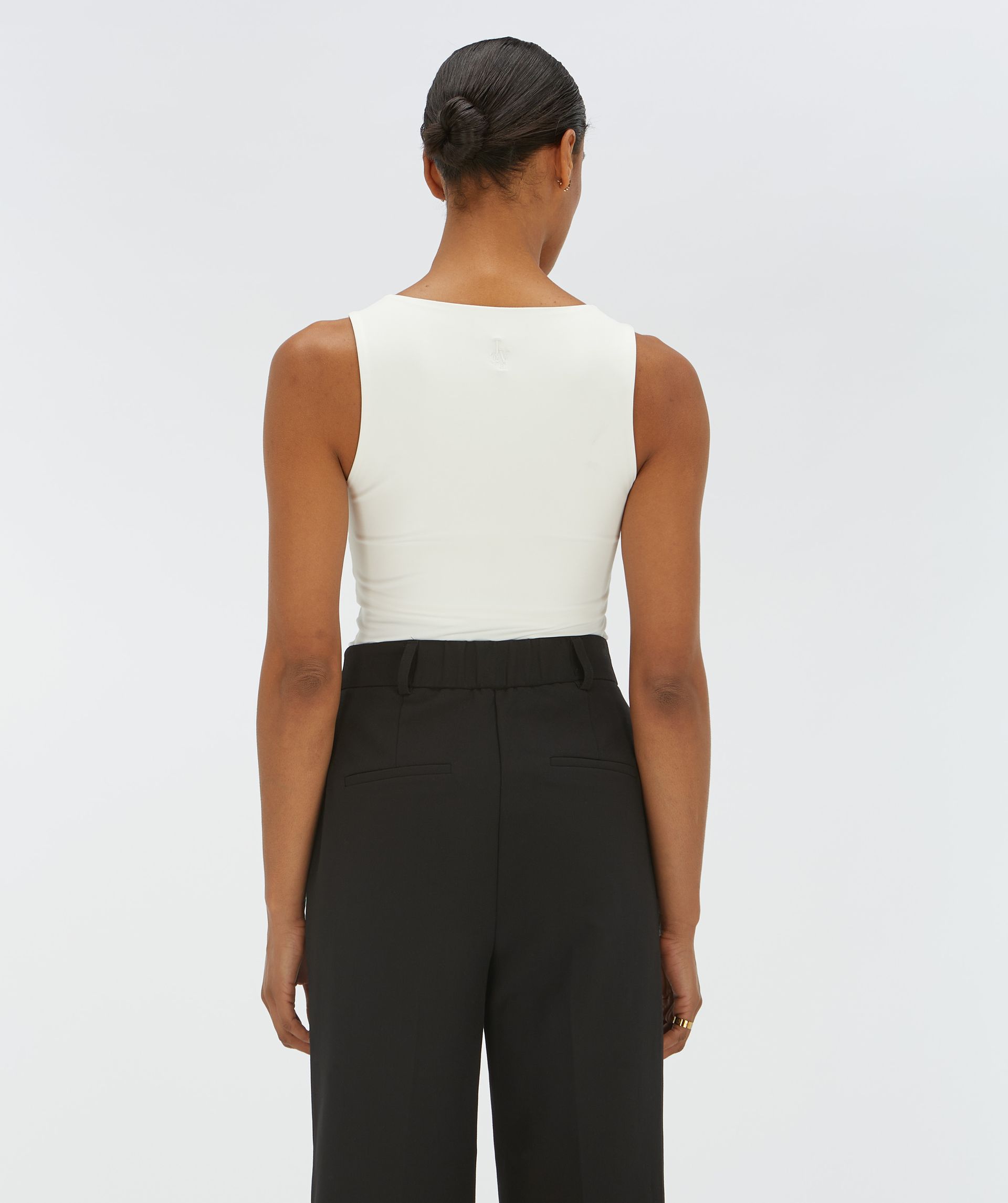 JV-LINDE slim fit top - off white
