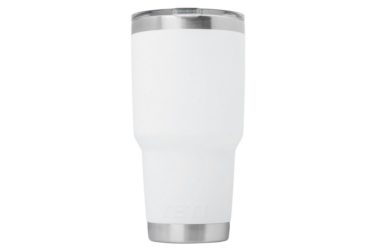 Yeti Rambler Tumbler Cup 30oz Mag Slider Lid, White, thermosbeker met deksel, 887 ml