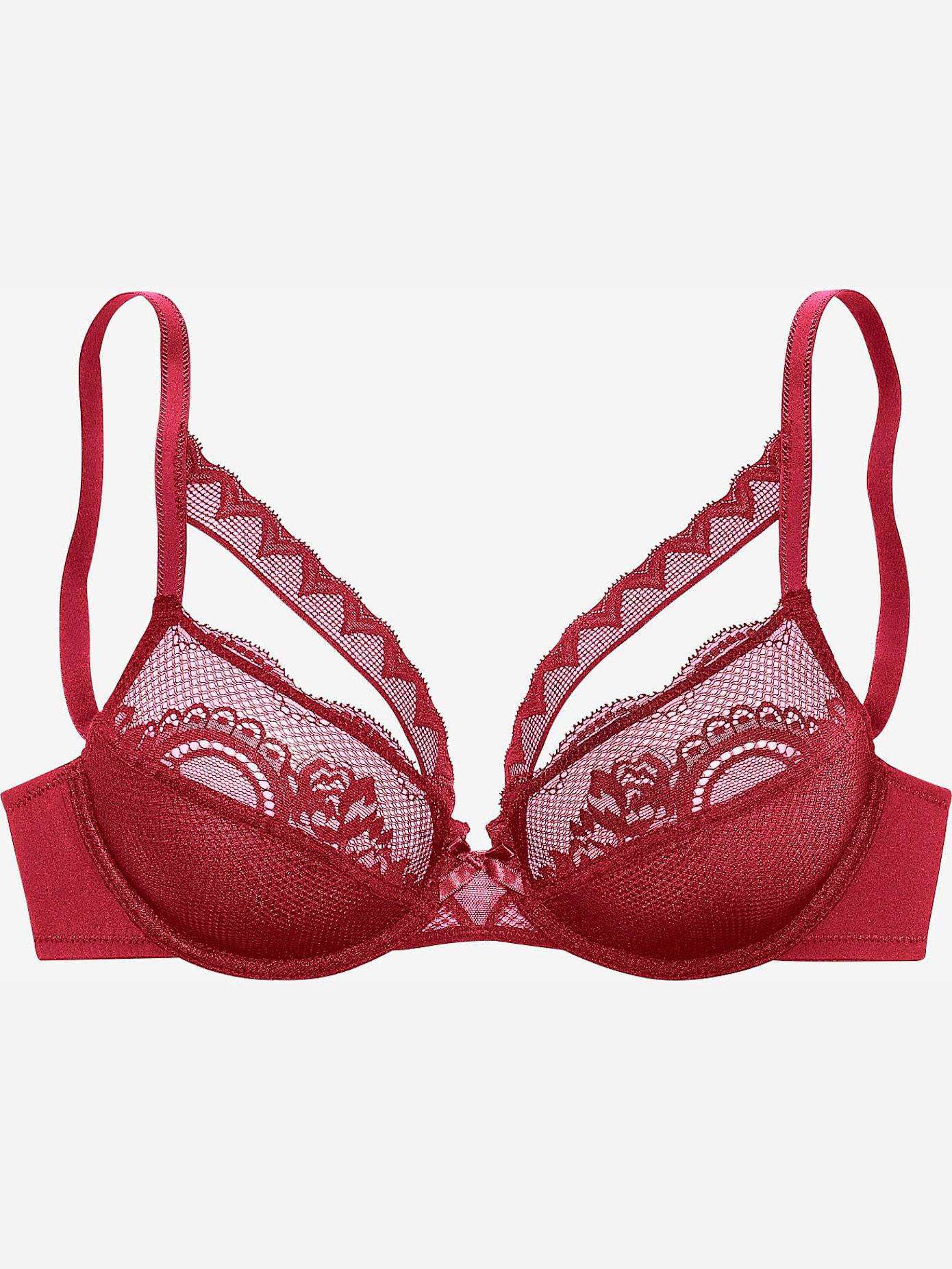 Soutien-gorge à armatures avec détails en dentelle