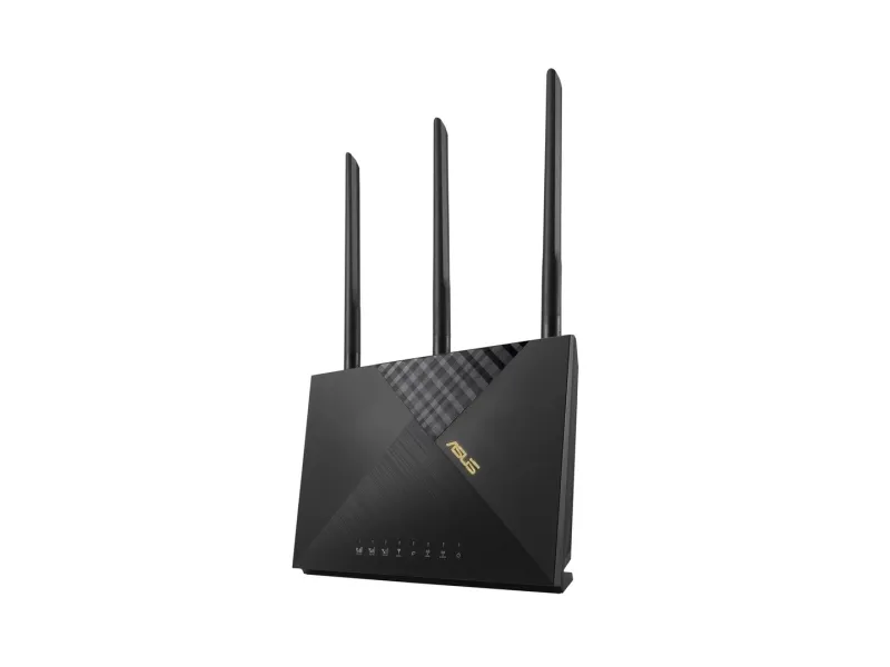 ASUS 4G-AX56 - Trådløs router - WWAN 4-port switch - 1GbE - Wi-Fi 6 - Dual Band eftersyn ikke inkluderet
