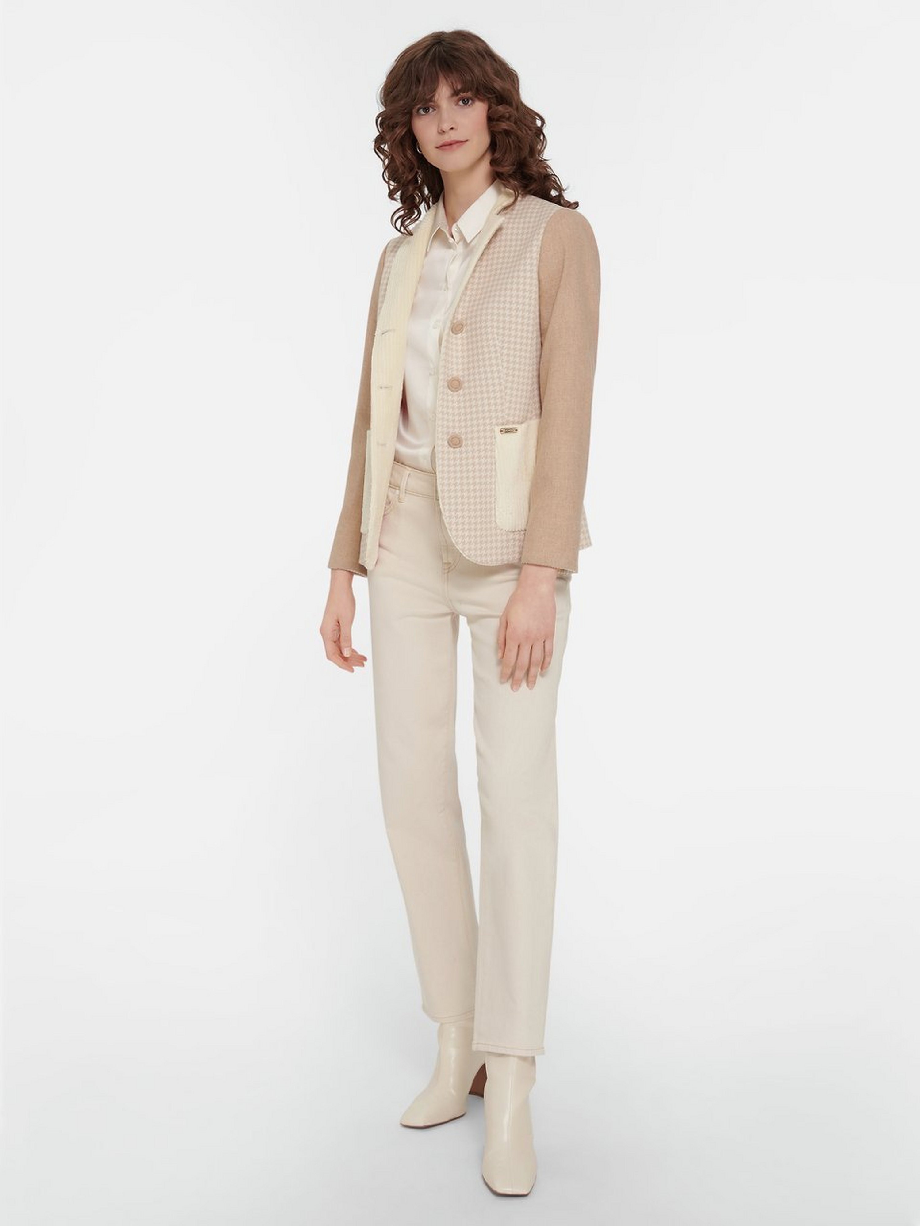Blazer mit Stehkragen