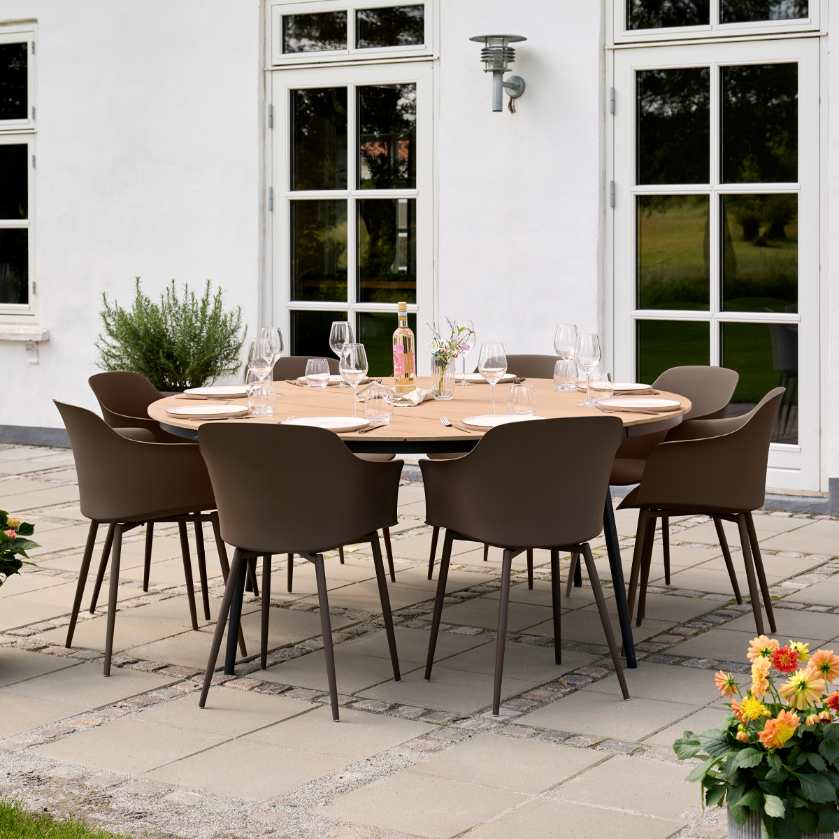 Tuintafel Soy Bruin