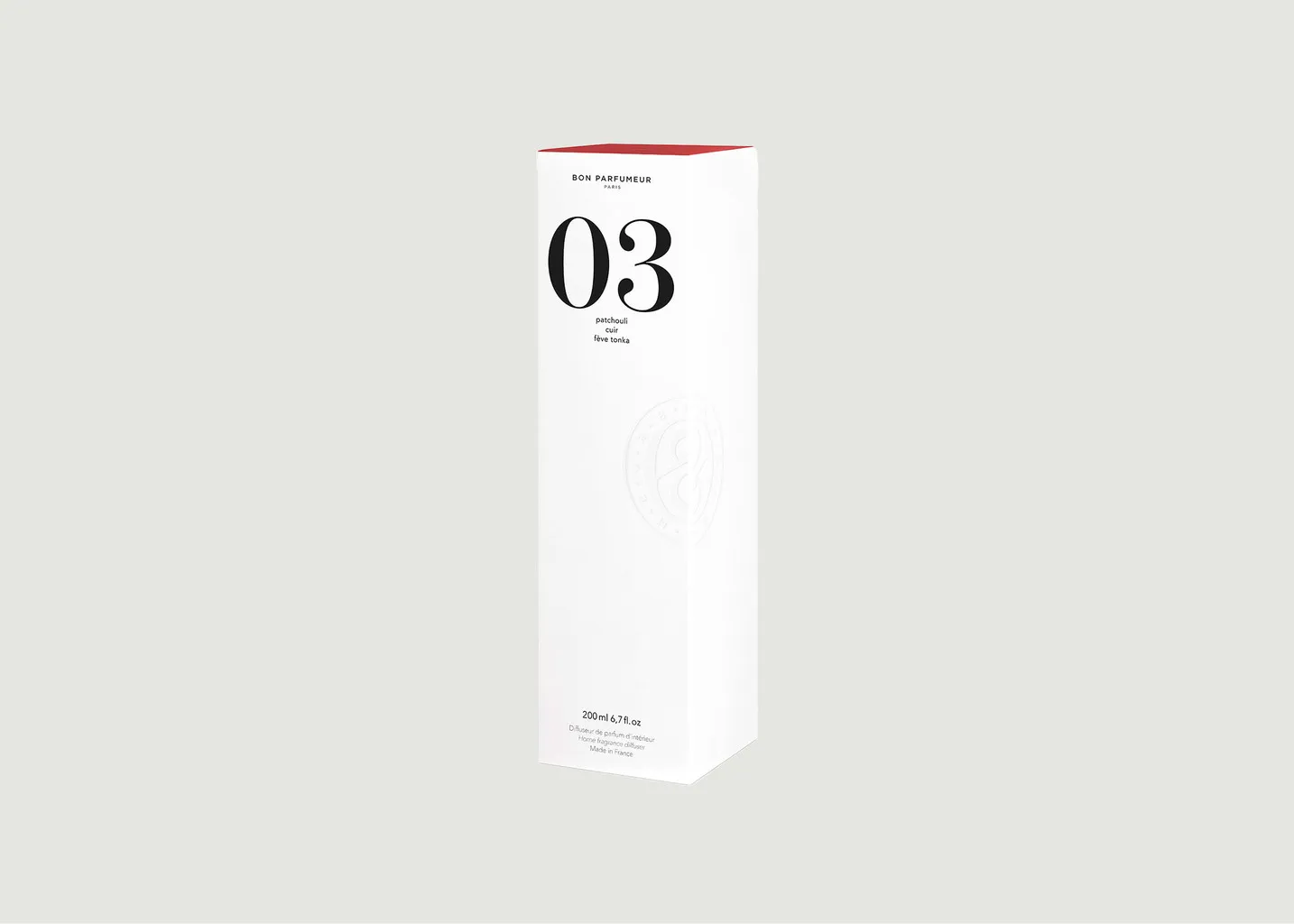 Diffuseur de Parfum d’Intérieur 03 : Patchouli, Cuir, Fève Tonka Bon Parfumeur