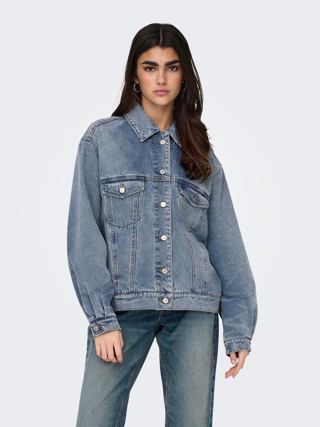 ONLPENNY Jeansjacke Medium Blue Denim