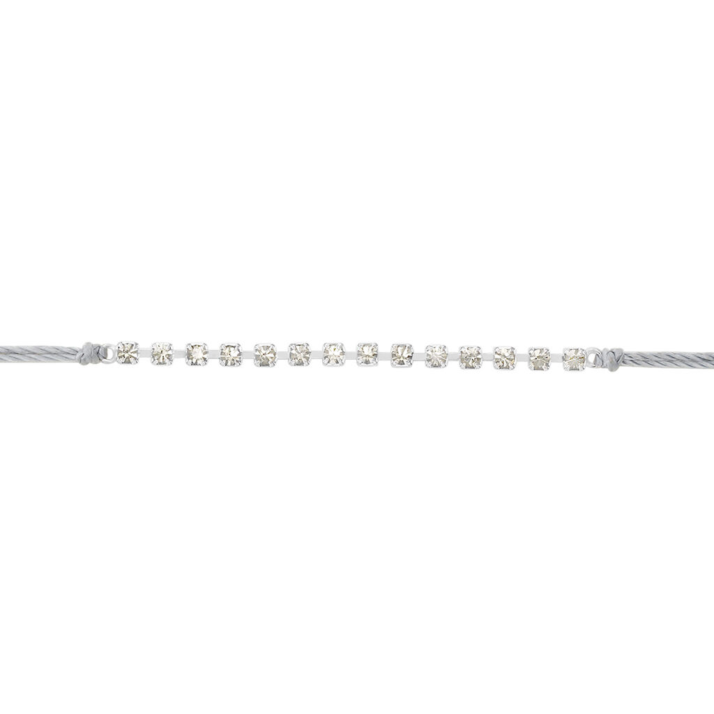 Bracelet Kelynaae Argent Blanc Oxyde De Zirconium