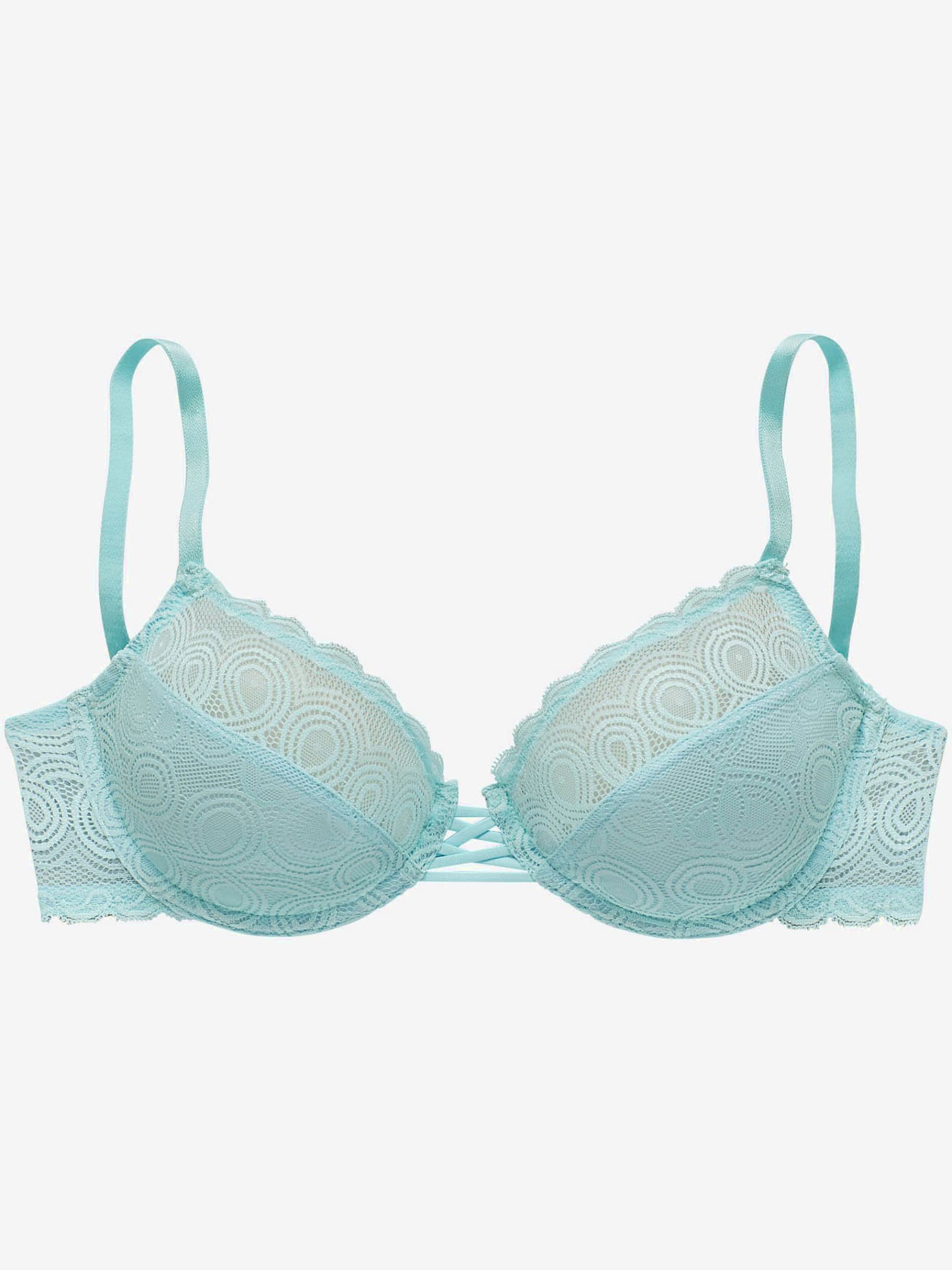 Soutien-gorge à armatures féminin avec laçage extravagant devant
