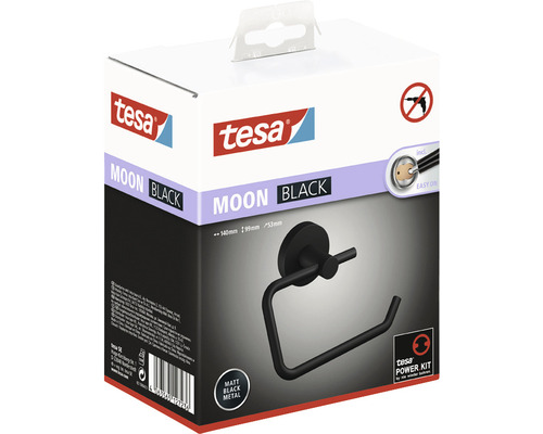 Toiletrolhouder Tesa MOON BLACK mat zwart 40560-00000-00