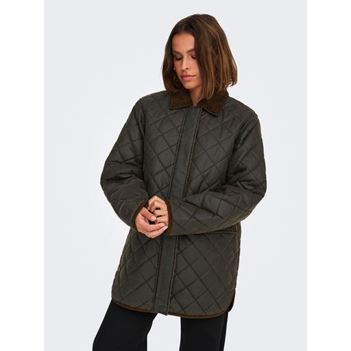 ONLY Mountain Quilted Jakke, Peat, M