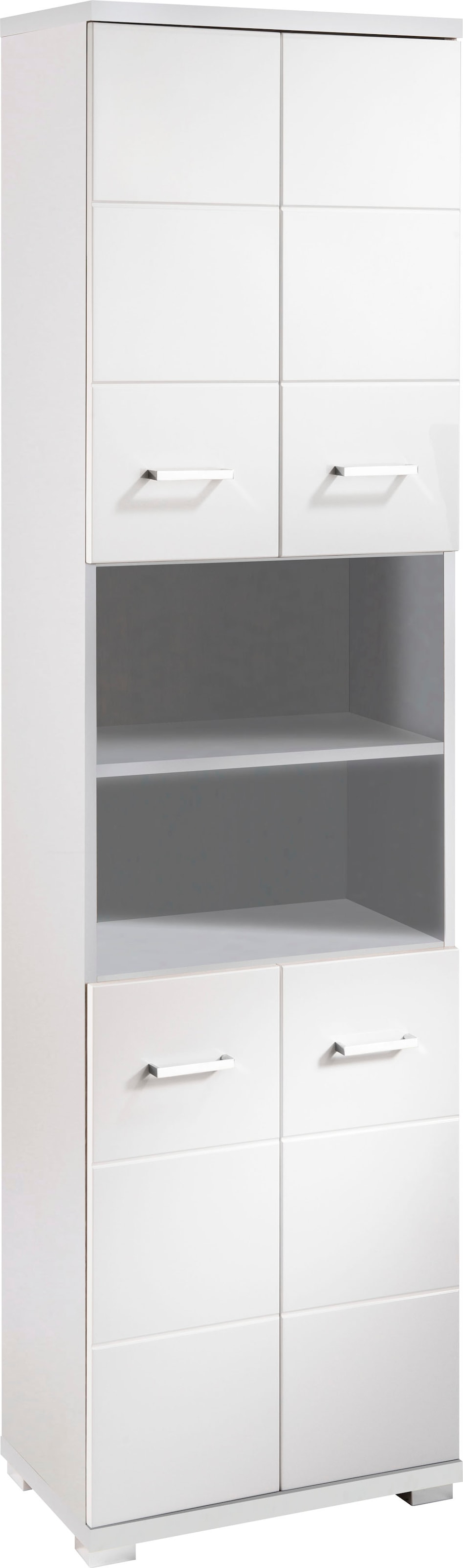 byLIVING Hochschrank »Nebraska« Breite 50 cm, Badezimmerschrank mit Metallgriffen, viel Stauraum