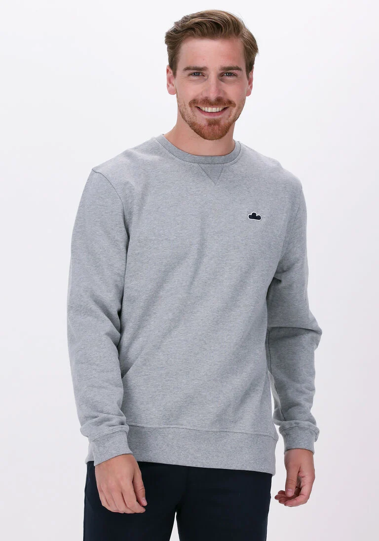 THE GOODPEOPLE lichtgrijze the goodpeople sweater liam