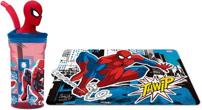 Marvel Spiderman Flaske og Underlegg