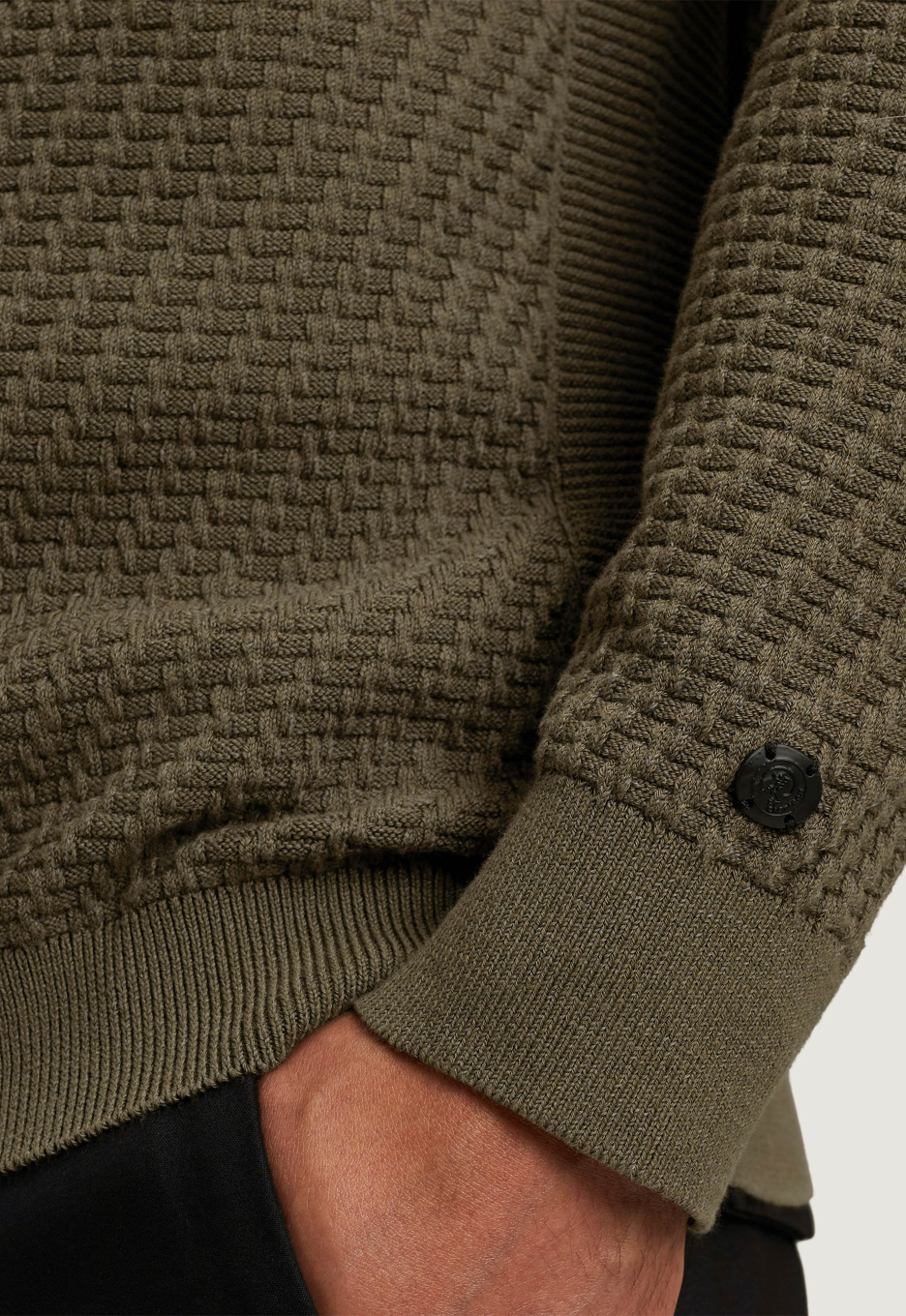 Cast Iron Cotton Structured Trui