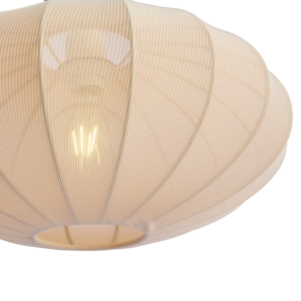 QAZQA Japandi booglamp beige met kap - Bida