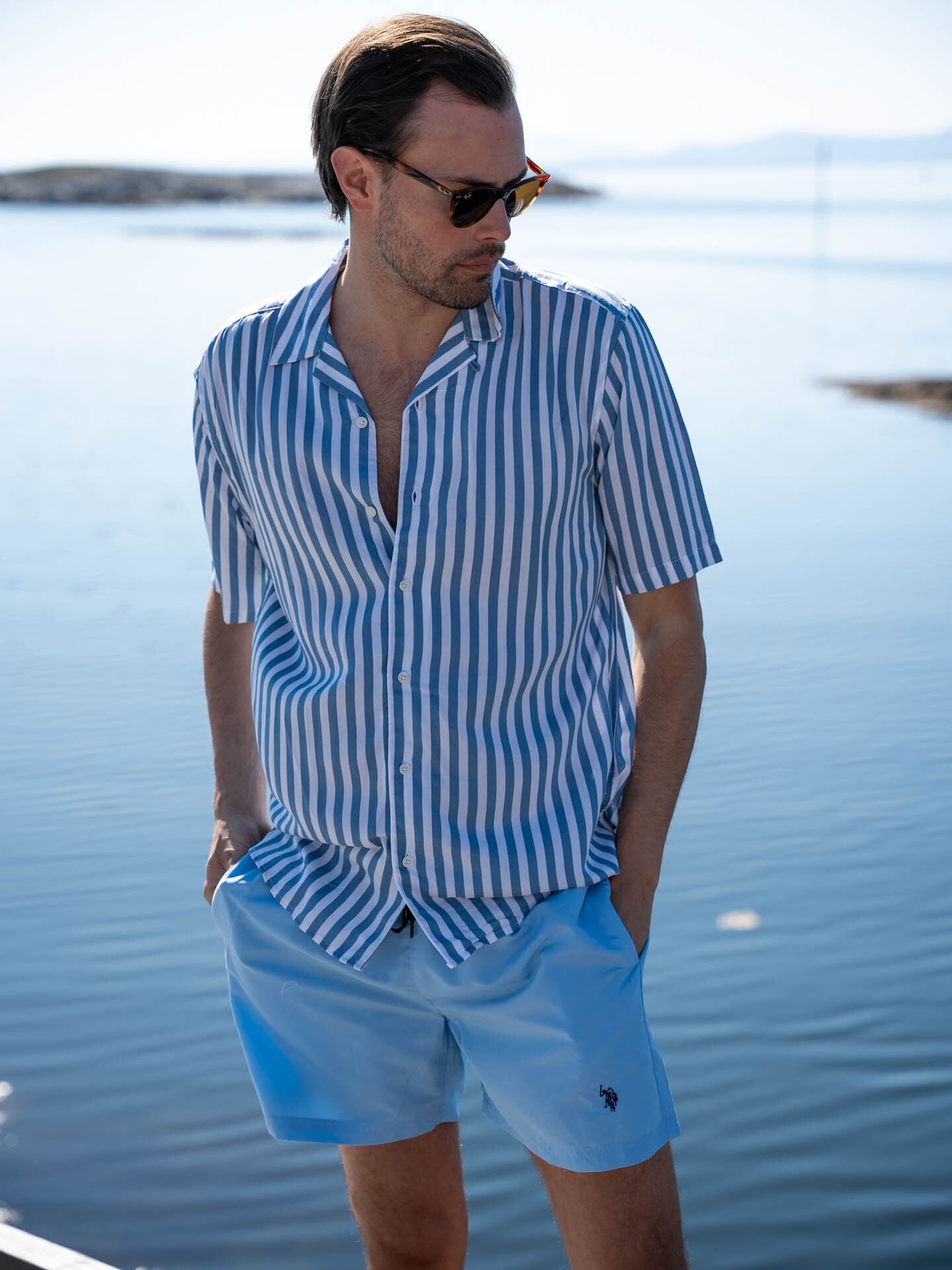Wayne Life Short Sleeve Viscose Shirt