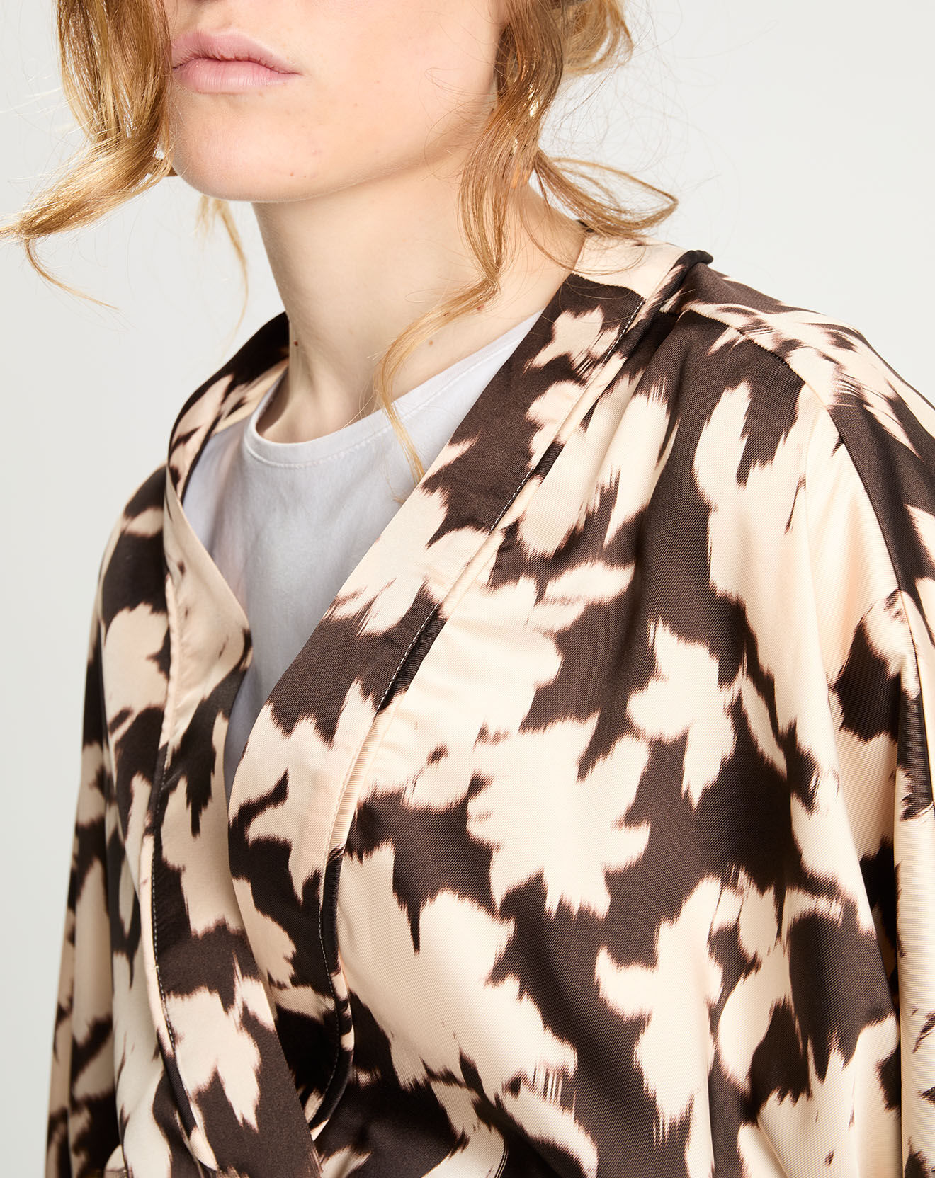 Zapa Top Kimono fluide Vieran chocolat