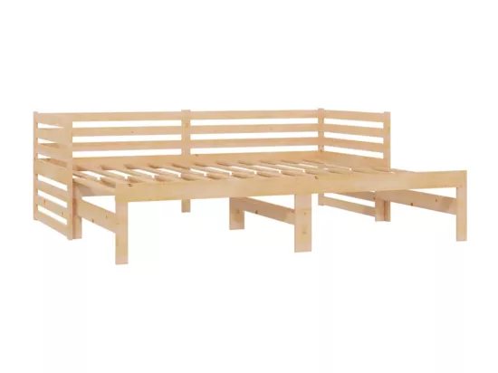 Lit coulissant sans matelas 2x(90x200) cm