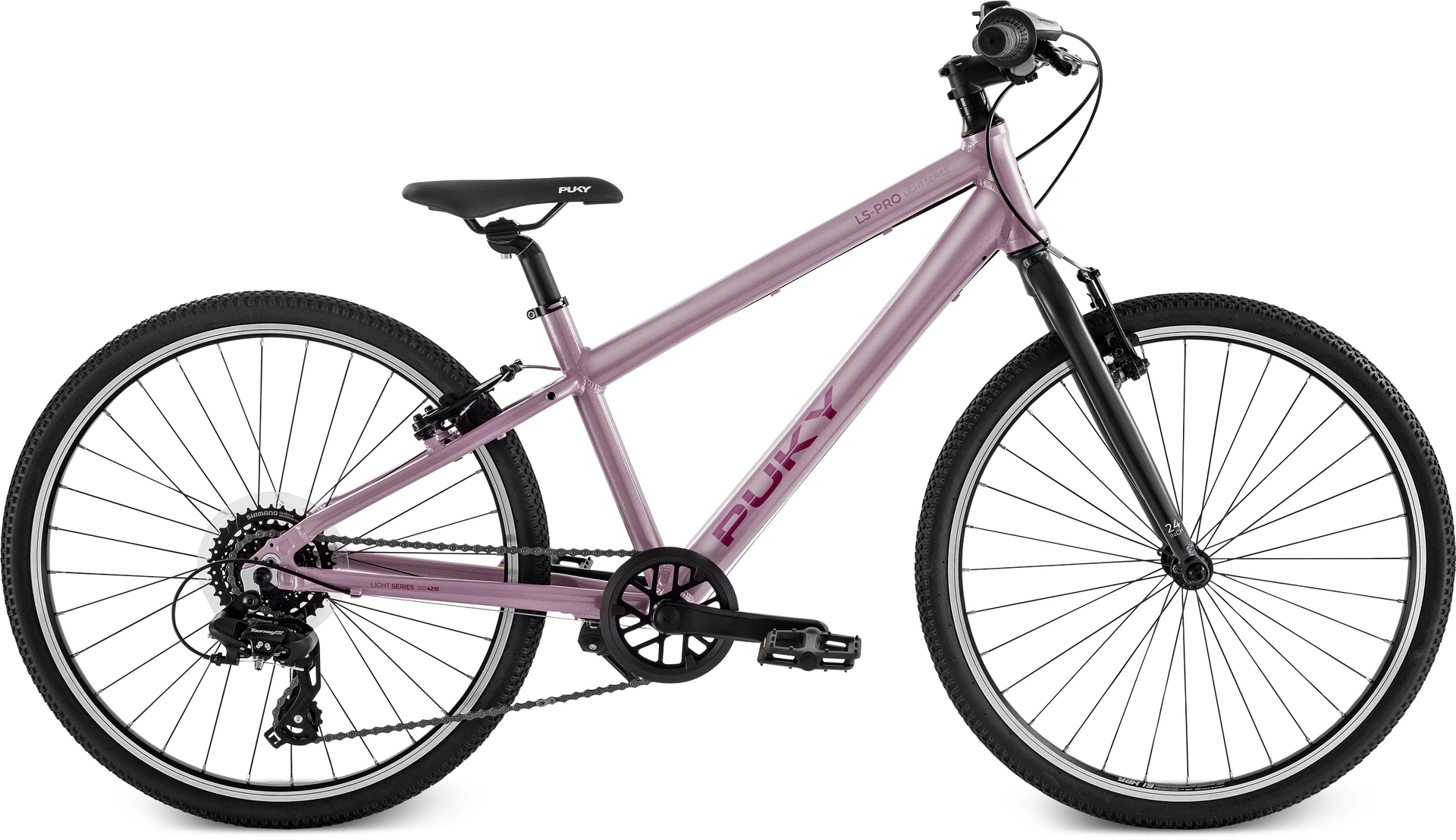 Puky LS-Pro 24-8 alu. børnecykel pink/anthrazit