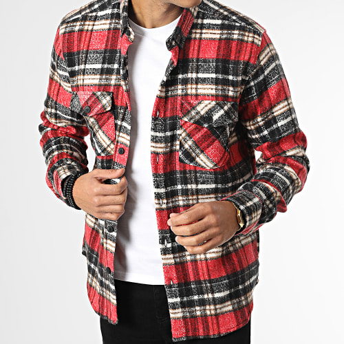 Surchemise Carreaux Y3688 Rouge