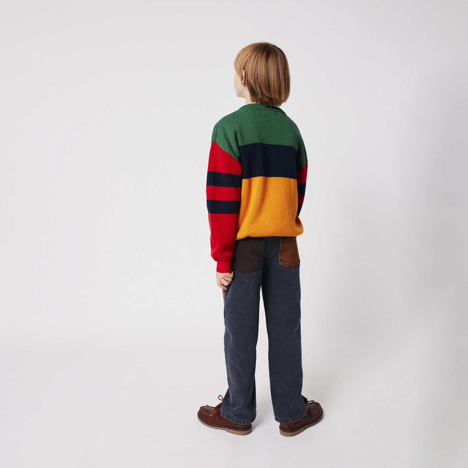 Pullover Bobo Choses Color Block Multicolor
