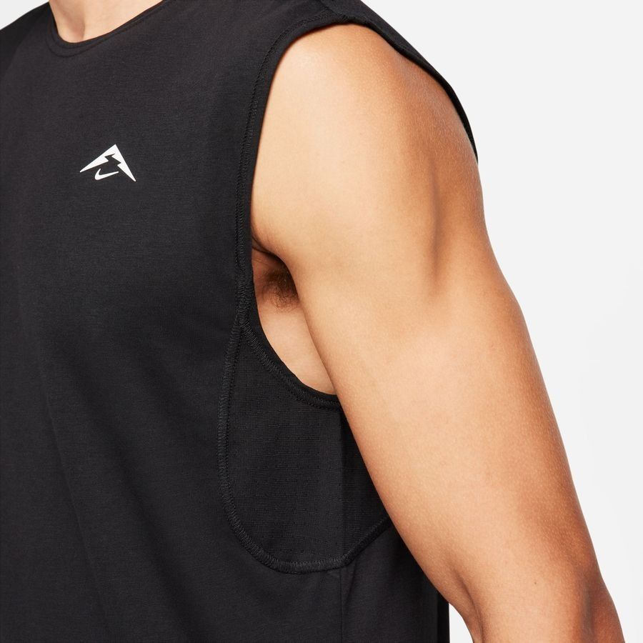 Nike Haut Running Dri-FIT Trail Solar Chase - Noir/Gris/Blanc