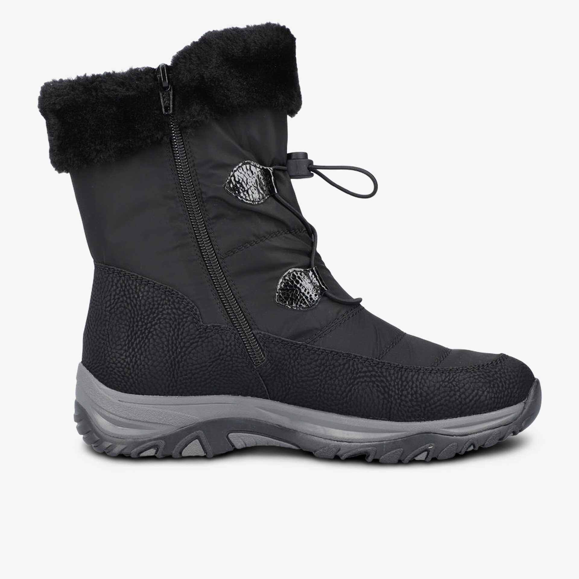 rieker Damen Winterstiefel schwarz