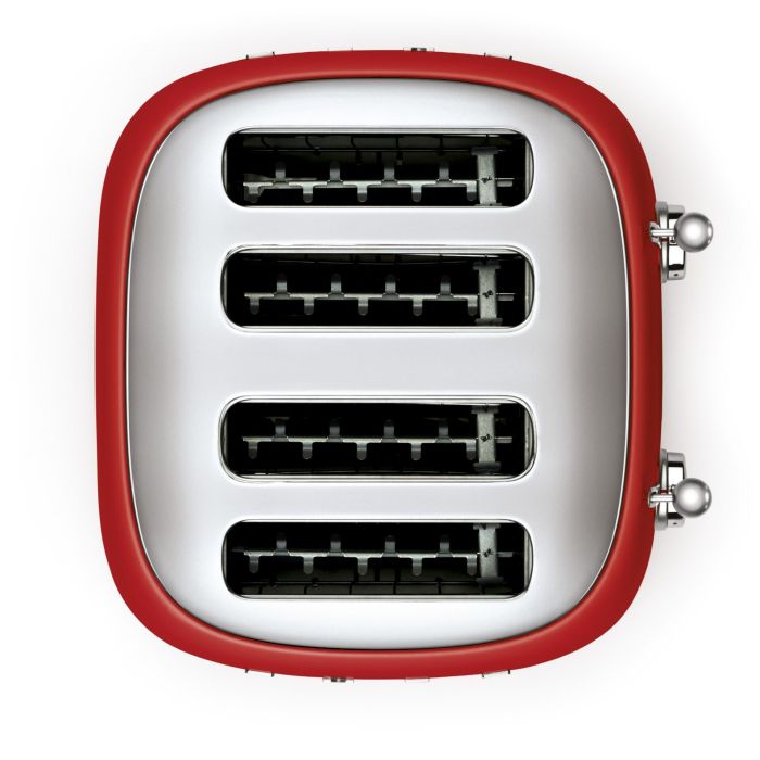 SMEG Toaster 4-Schlitz 50's Retro Style TSF03RDEU Rot
