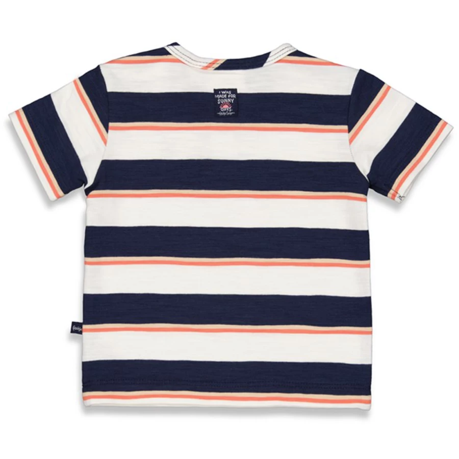 Feetje T-Shirt Ringel Sun Chasers Marine
