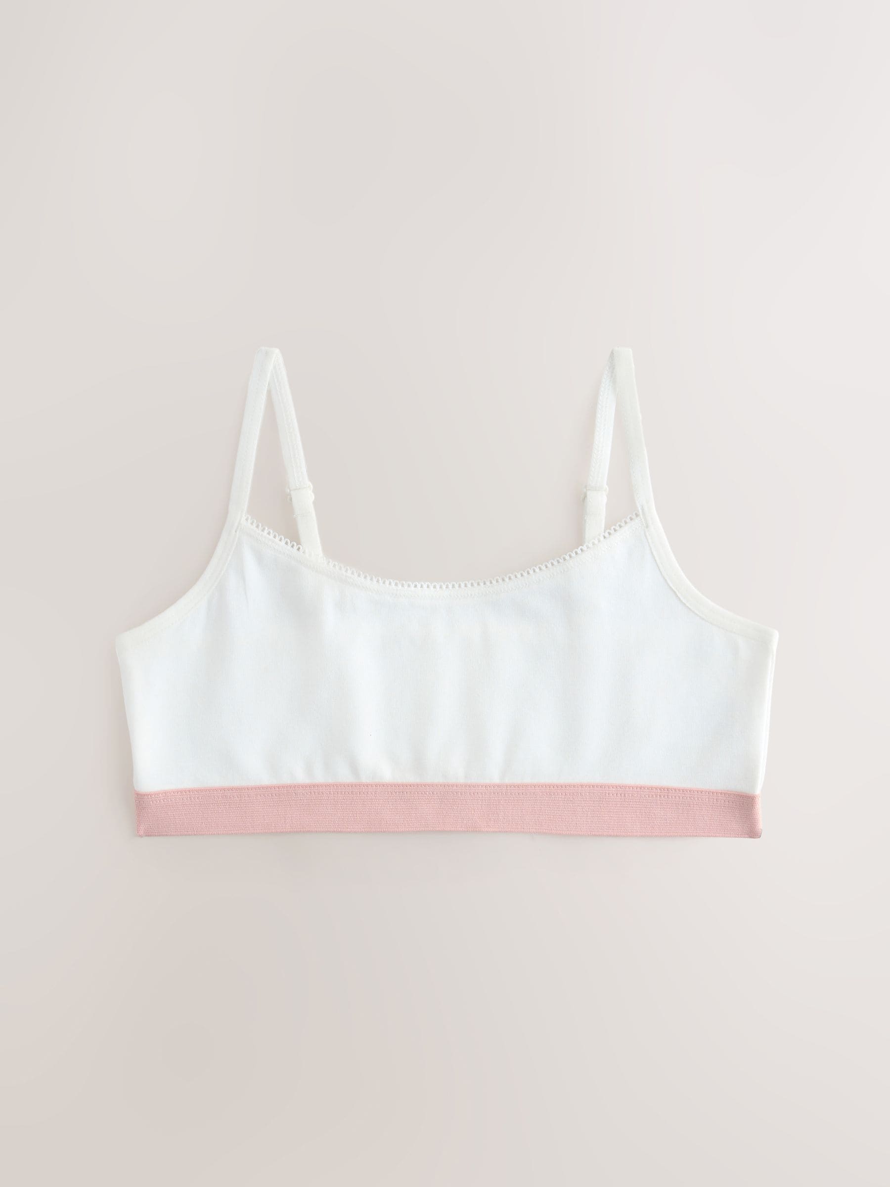 Roze - Set van 3 crop tops (5-16 jr)