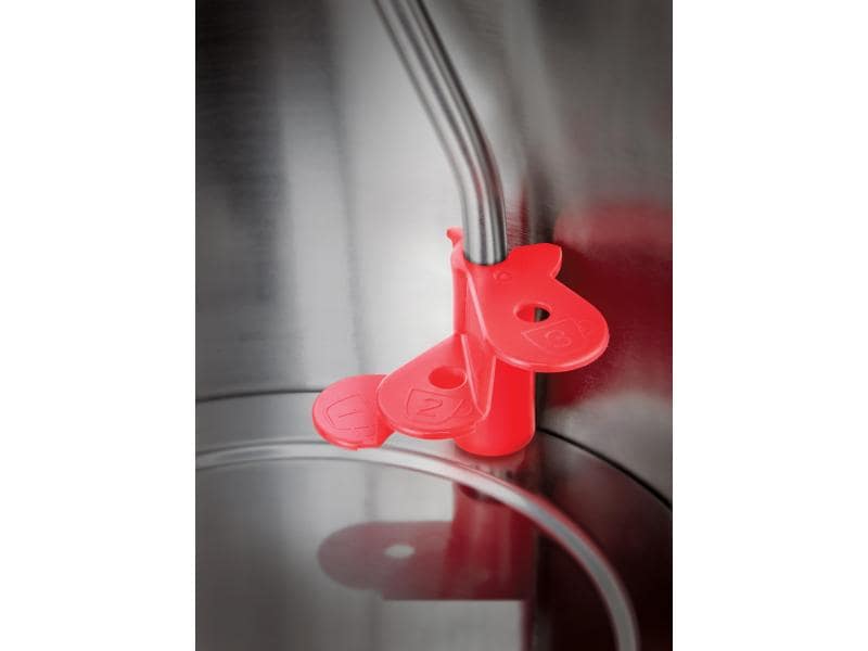 Russell Hobbs Wasserkocher 24992-70 Colours Plus 1 l, Rot/S Eleganter Wasserkocher