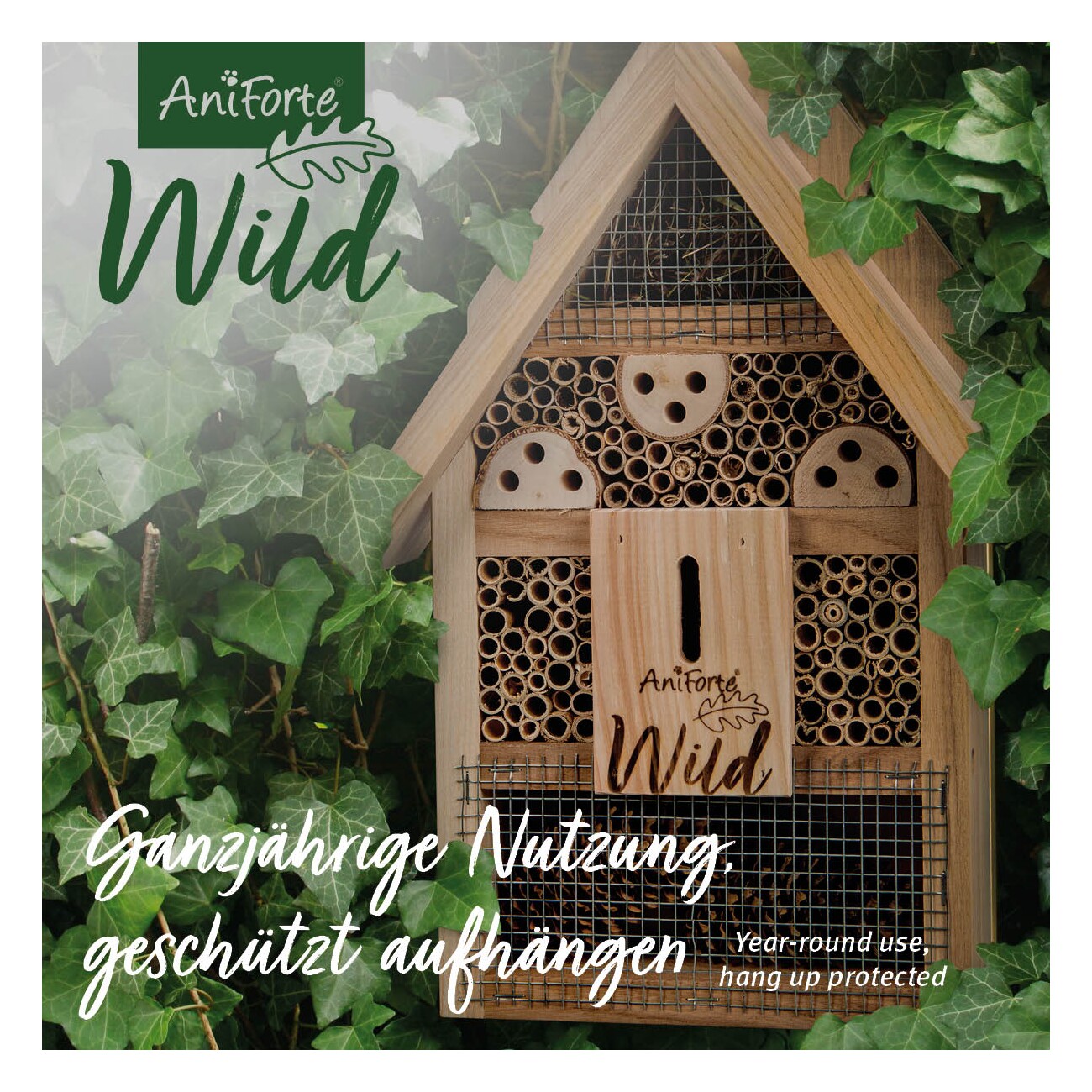 AniForte Wild Insektenhotel mit Lockstoff