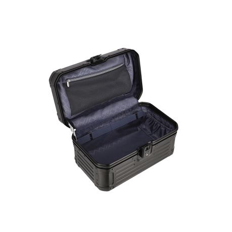 Travelite Beautycase Next Aluminium Black