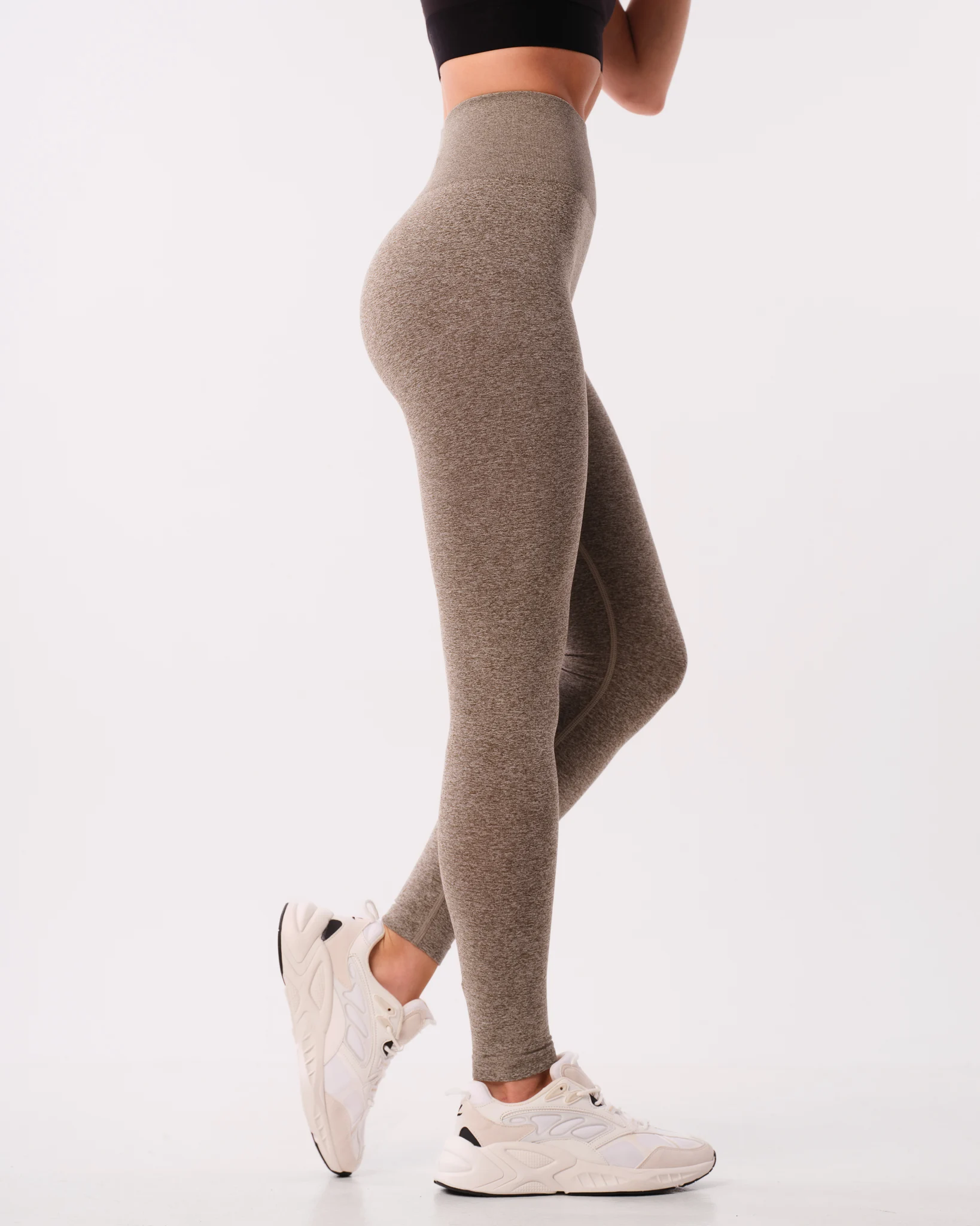 Bumpro Beam Clean Tights Olive Green Marl