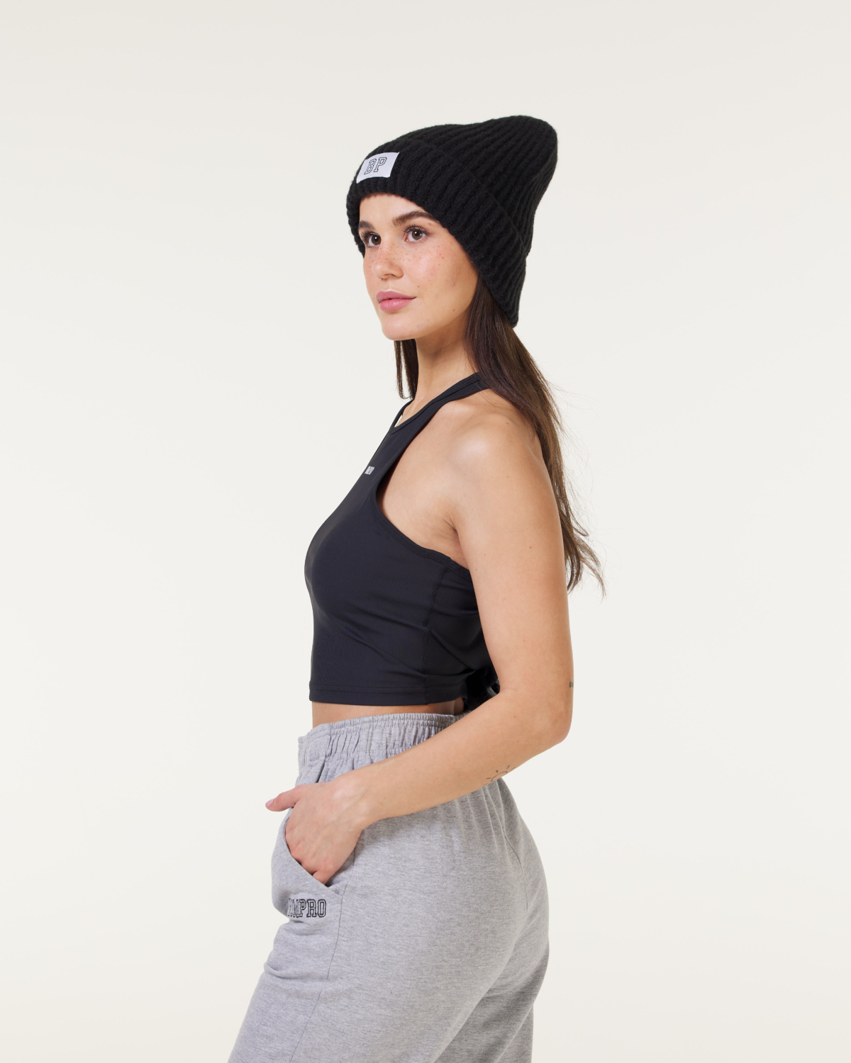 Bumpro Varsity Rib Tank Top Black