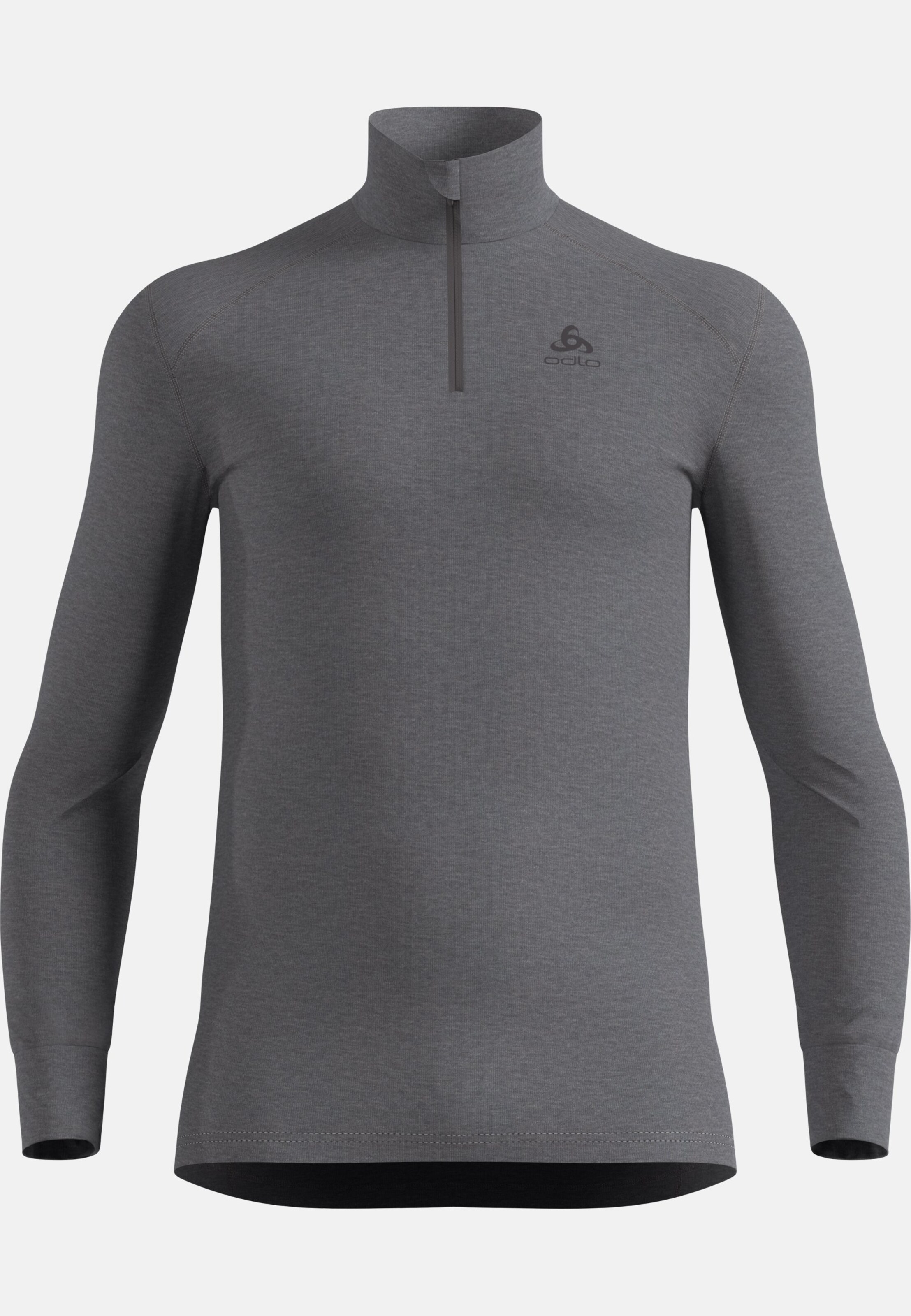 Active Warm Base Layer Half Zip in odlo steel grey melange