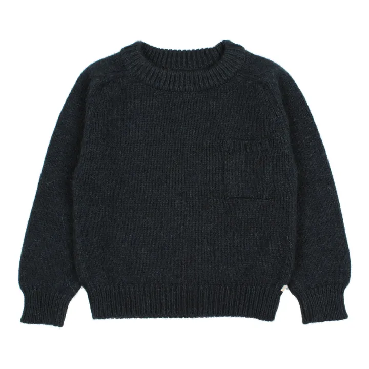 Búho Pull Poche | Bleu nuit