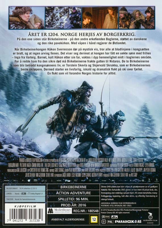 Birkebeinerne (The Last King) - DVD (NO)