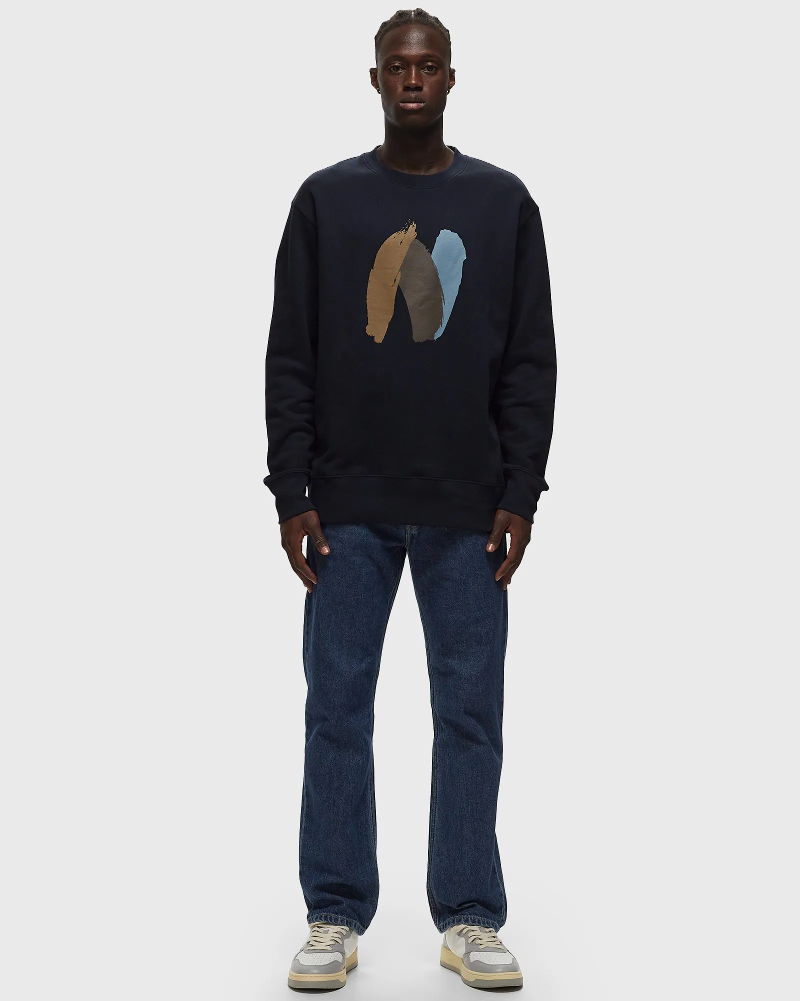 Norse Projects Arne Relaxed Organic Brush N Logo Sweatshirt