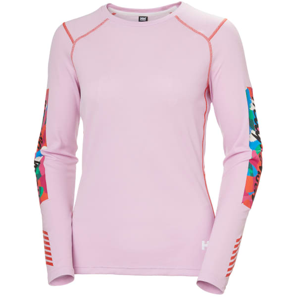T-shirt thermique HELLY HANSEN W LIFA ACTIVE CREW CHERRY BLOSSOM