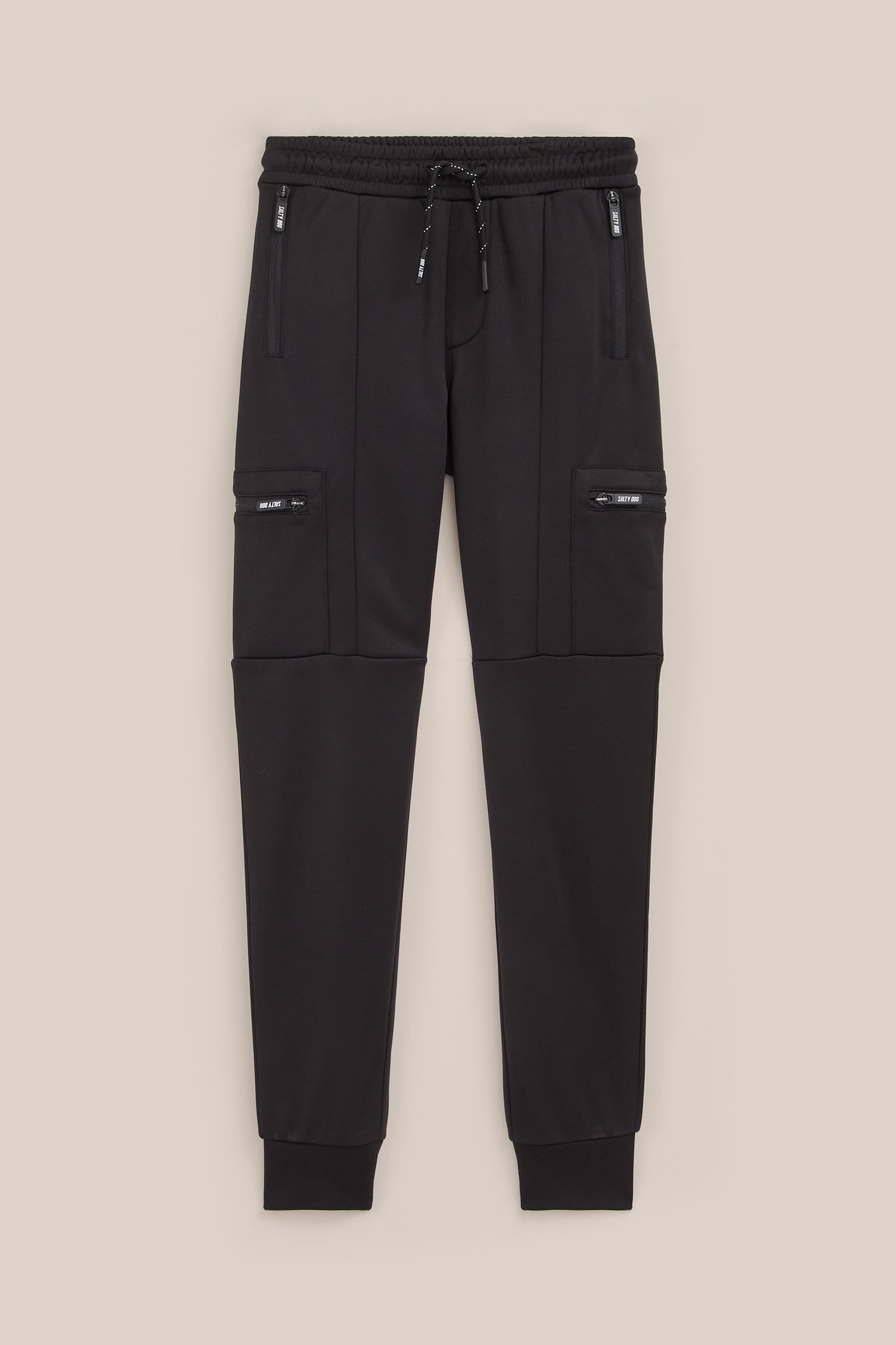 Jongens joggingrbroek met cargozakken Salty Dog Zwart