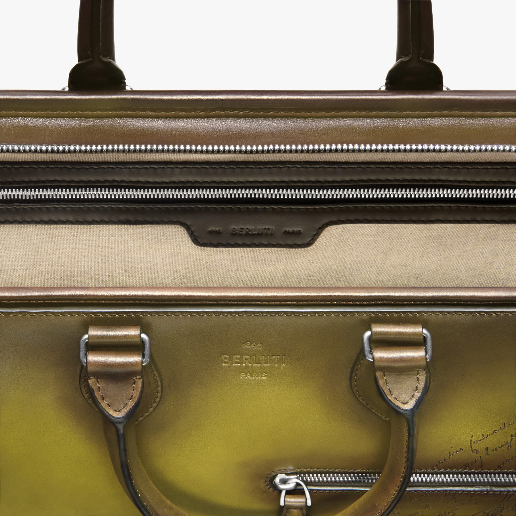 Cartable Un Jour En Cuir Scritto