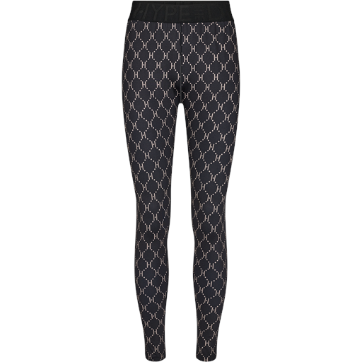 Hype The Detail Printed Leggings, Sort, 32