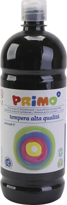 Skole Tempera Maling - Mat - Mat - Sort - 1000 ML