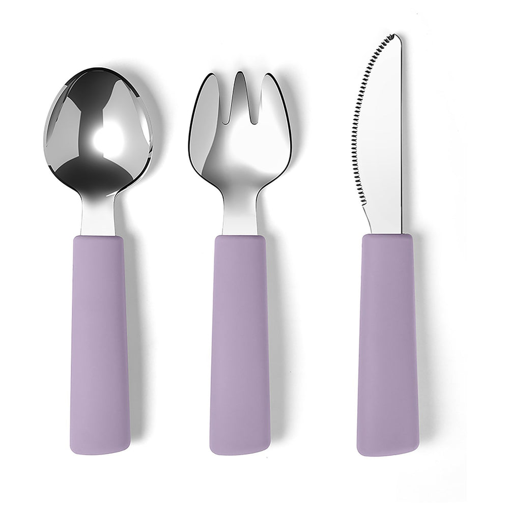 Køb By Lille Vilde Lilac Bestik - Toddler 3pcs