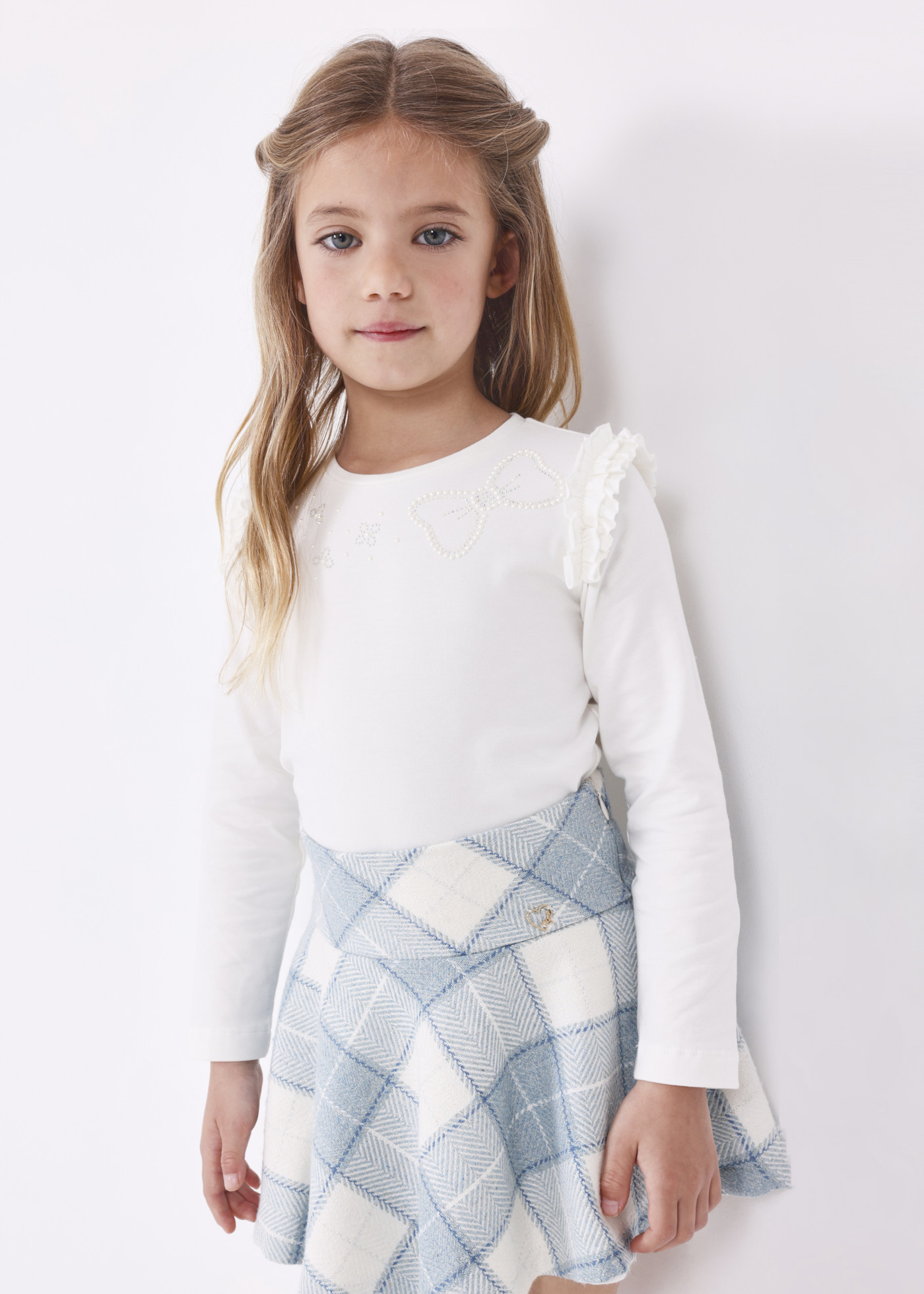 Camiseta Better Cotton com apliques para meninas - menina