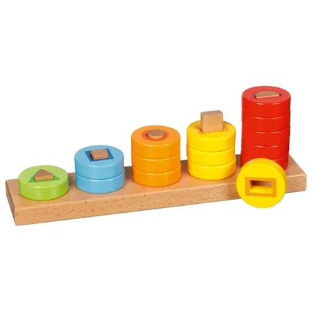 goki Sortierspiel Lerne Zählen mit Ringen