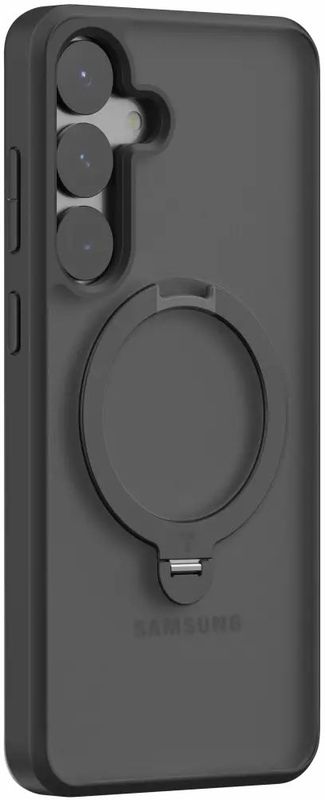 TORRAS - Ostand Spin - Hoesje - Zwart - Samsung Galaxy S25 - 360° Stand