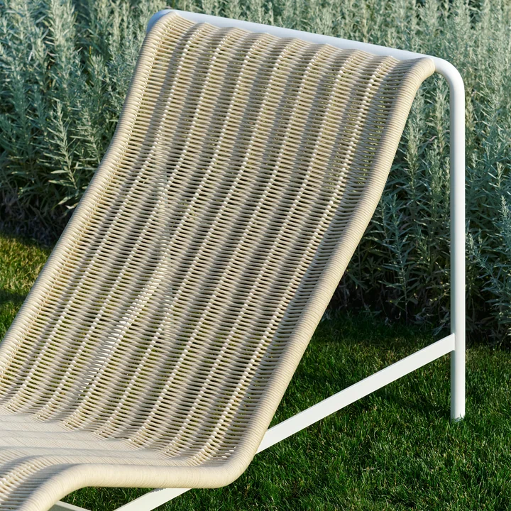 HAY - Palissade Cord Chaise Longue Liegestuhl, anthrazit